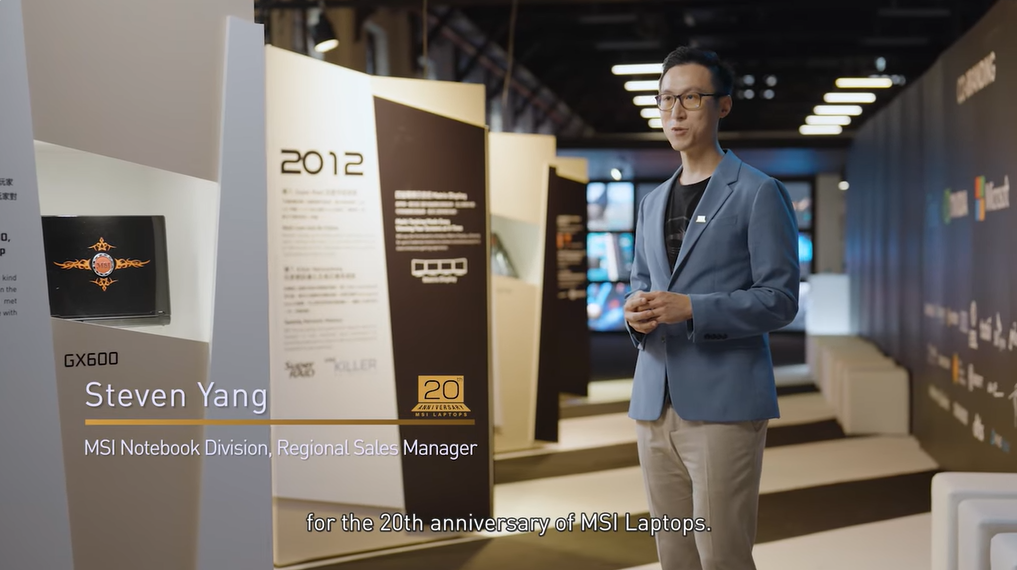 Steven Yang, MSI Notebook Division, Regional Sales Manager
